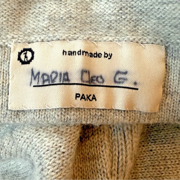 Women's Gray Hooded Sweater - Picture 6 of 7